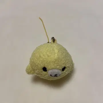 마메고마 노랑 컬러 키링