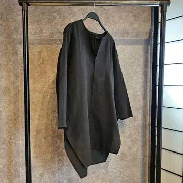 KAZUYUKI KUMAGAI ATTACHMENT 7부 소매 노카라 셔츠
