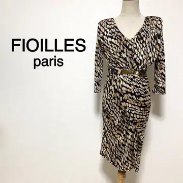 FIFILLES paris 올 패턴 컷소 드레스