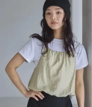 feepur 홀터넥 린넨 뷔스티에