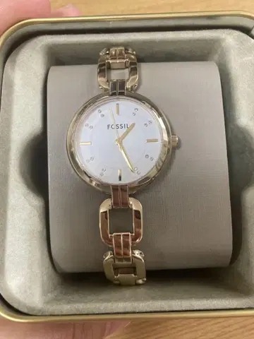 FOSSIL 손목시계 BQ3852 골드