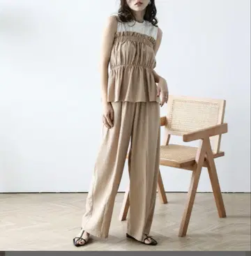 AMELY 셋업 베이지
