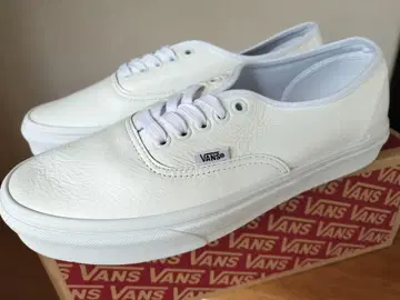 미사용 27.0cm VANS 오센틱 프리미엄 가죽 천연 가죽