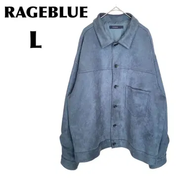 RAGEBLUE/레이지블루 [L] 점퍼/블루종 버튼 다운 블루