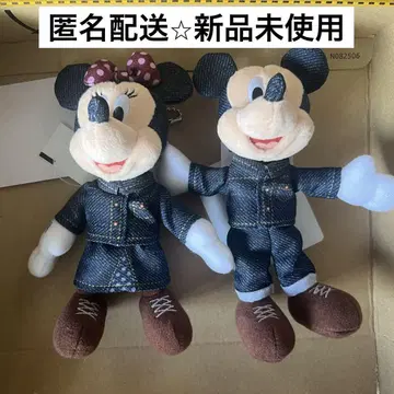 봉제 인형 배지 웨스턴 디즈니 미키 미니 데님