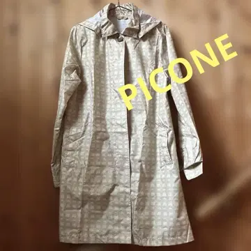 PICONE 피코네 레인코트 후드 부착 파우치 포함 베이지