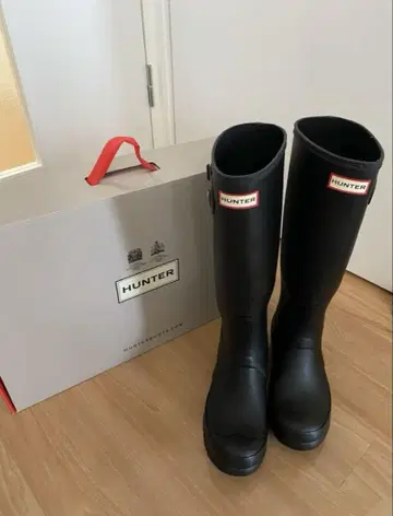헌터 레인부츠 장화 UK4 23cm WFT1001RMA
