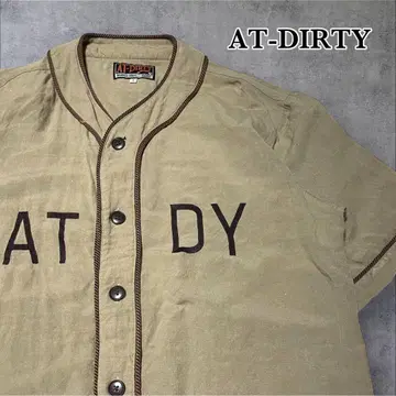 AT-DIRTY BB S/S SHIRT 베이스볼 셔츠 M