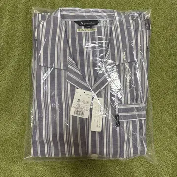Aquascutum 스트라이프 패턴 긴팔 파자마 L
