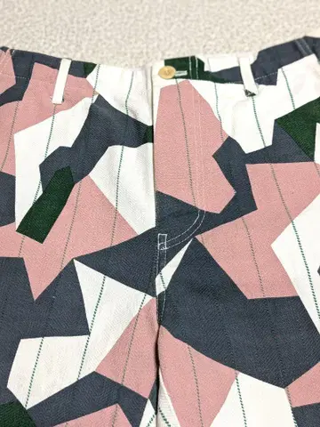 사카이 기하학 패턴 숏 팬츠 멀티 컬러