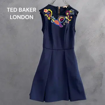 TED BAKER 테드 베이커 자수 원피스 드레스 저지 컨디션 최상