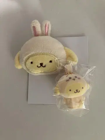 산리오 치이카와 (먼작귀) 토끼 푸딩 플로키 헤어 클립