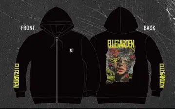 ELLEGARDEN 아시아 투어 한정판 후드티
