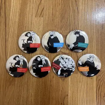 주술 회전 POP UP & GALLERY 메탈 캔뱃지 7종