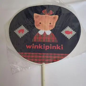 SANRIO 산리오 1898 winkipinki 고양이 부채