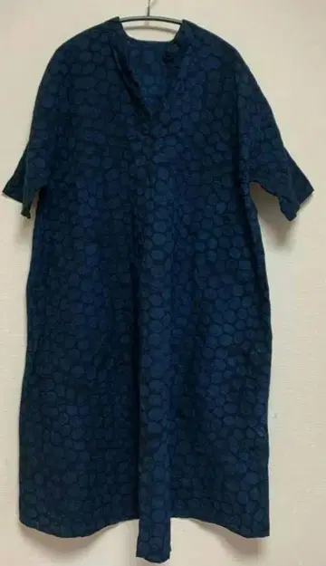 모토마치 그레이프 코튼 원피스 롱 스키퍼