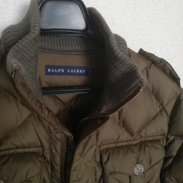 Ralph Lauren 올리브 그린 다운 자켓 사이즈 7