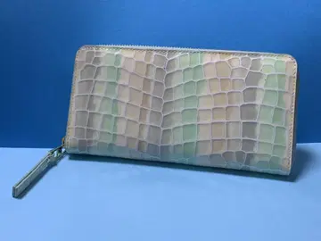 이탈리아제 그린 계열 장지갑