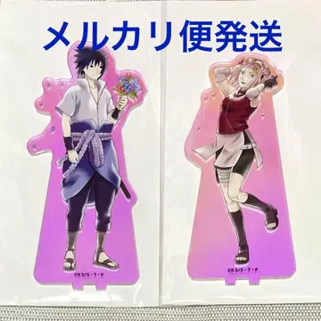 사스케 사쿠라 오로라 아크릴 스탠드 NARUTO 애니메이트 카페
