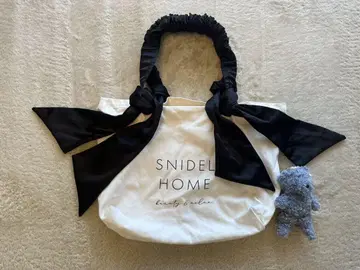 SNIDEL HOME 토트백 참이 달린 베어 스트랩