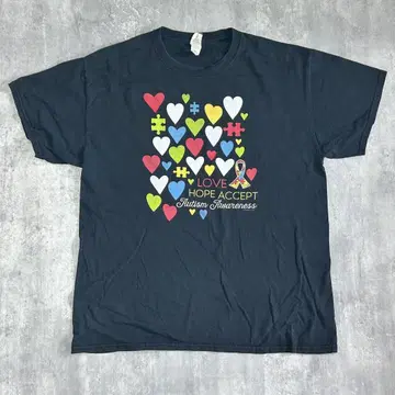Love hope Accept 반팔 셔츠