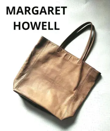 새상품급! MARGARET HOWELL 마가렛호웰 가죽 토트백