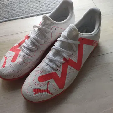 Puma 축구화 7.5 UK 화이트/오렌지