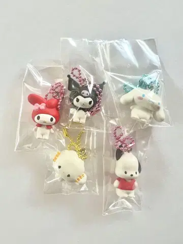 산리오 마스코트 구미 마이멜로디 쿠로미 시나몬 외 5종 세트