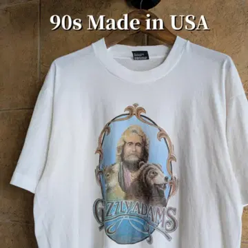 90년대 USA제 Grizzly Adams 영화 티셔츠 싱글 스티치