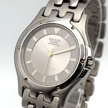 CITIZEN EXCEED EUROS TITAN 쿼츠 손목시계 남성용