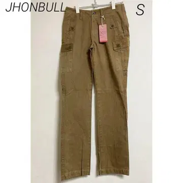 0290 JHONBULL 젬블 택 포함 새상품 브라운 카고 팬츠