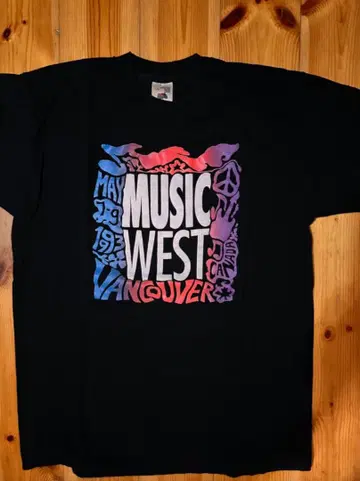 MUSIC WEST Joe Walsh 외 티셔츠 1993년 밴쿠버