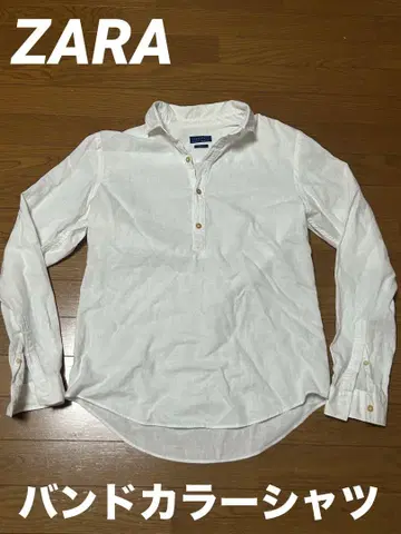 ZARA 자라 밴드 카라 셔츠 버튼 다운 셔츠 셔츠