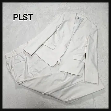 [새상품급] PLST 노카라 수트 셋업 아이보리 S 사이즈