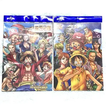 원피스 클리어 파일 세트 ONE PIECE 유니버셜 굿즈 콜라보
