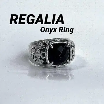 REGALIA 레갈리아 컷 오닉스 반지 약 15.5~16호 사이