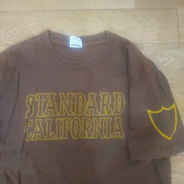 STANDARD CALIFORNIA 브라운 티셔츠 S HTC