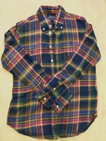 Ralph Lauren 체크 무늬 긴팔 셔츠 M