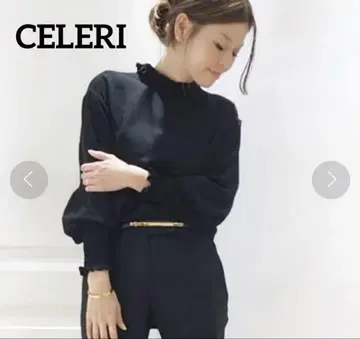 새상품급 두지엠 클라세 셀리 CELERI 블라우스 긴팔 블랙