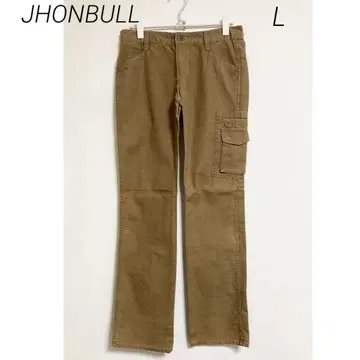 0294 JHONBULL 젬블 택 포함 새상품 브라운 카고 팬츠 L