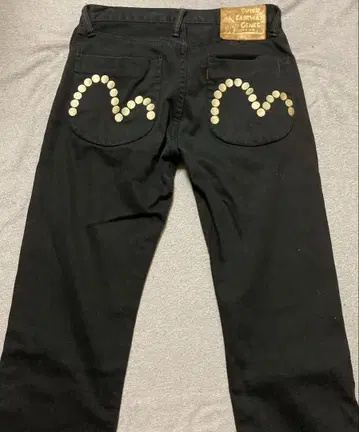 에비수 evisu EVISU 블랙 코듀로이