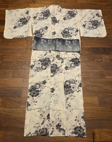 꽃무늬 면100% 유카타
