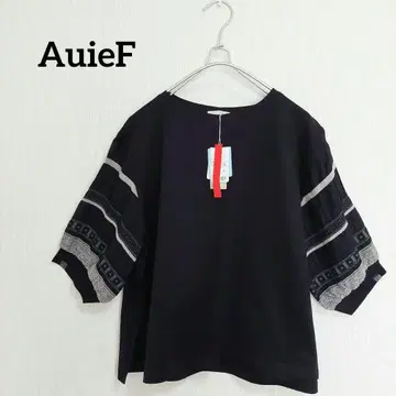 택 포함 새상품 AuieF 아위프 이소재 패스 슬리브 블랙 배송비 포함
