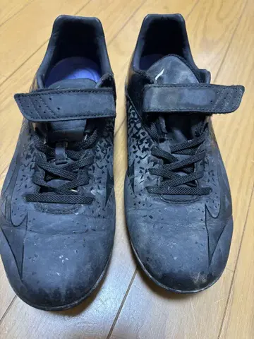 Mizuno 블랙 스파이크 벨크로 포함