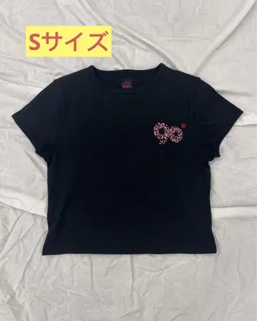 9090 걸 90 로고 걸 크롭 티셔츠 S