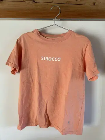 쾌청도 SIROCCO 오렌지 티셔츠 S 사이즈
