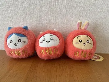 치이카와 달마가 되어 버렸어요! 코로린 기립 봉제 인형 3개 세트