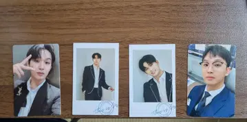 BTOB HYUNSIK 아이돌 사진 4장 세트 사인 포함
