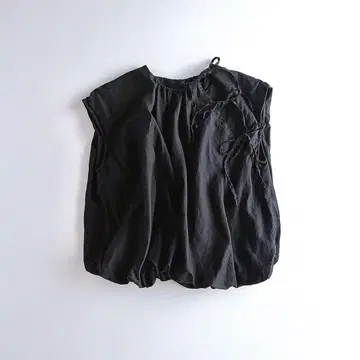 새상품급 nest Robe 네스트로브 업사이클 리노 페어 블라우스 블랙