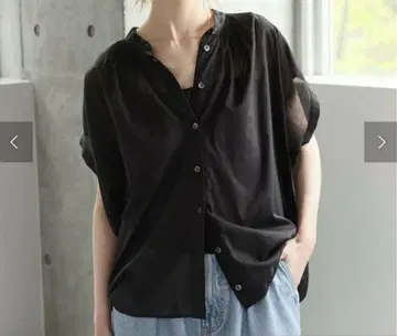 저널 스탠다드 80론 턱 볼륨 셔츠 블랙